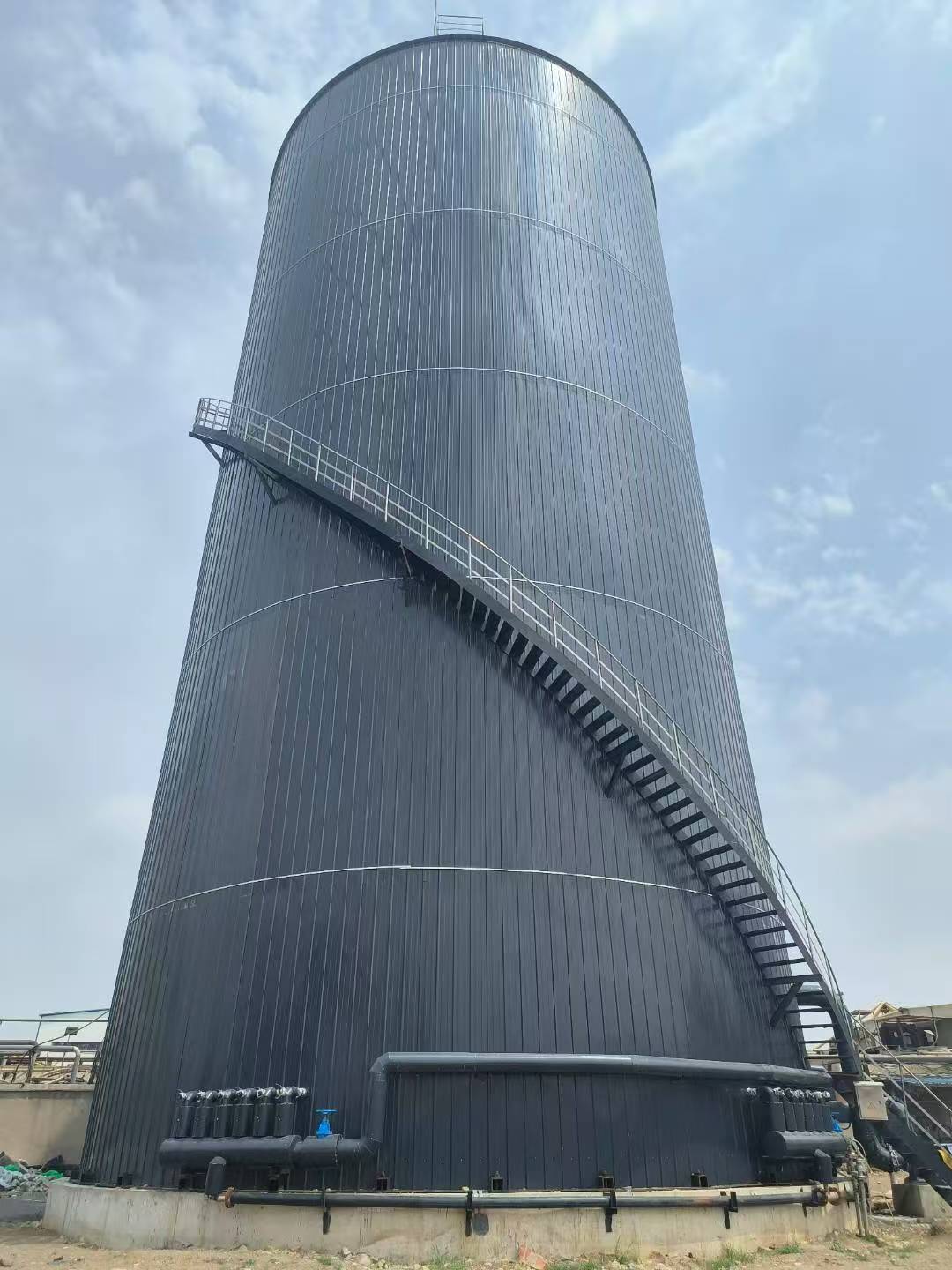 山東污水處理公司：厭氧塔處理淀粉廢水的技術升級——高負荷運行與能源回收新突破:回收塔